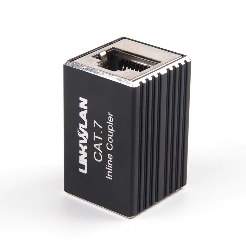 Linkwylan 2 шт. Cat7 RJ45 экранированный соединитель Ethernet-кабель удлинитель сетевой