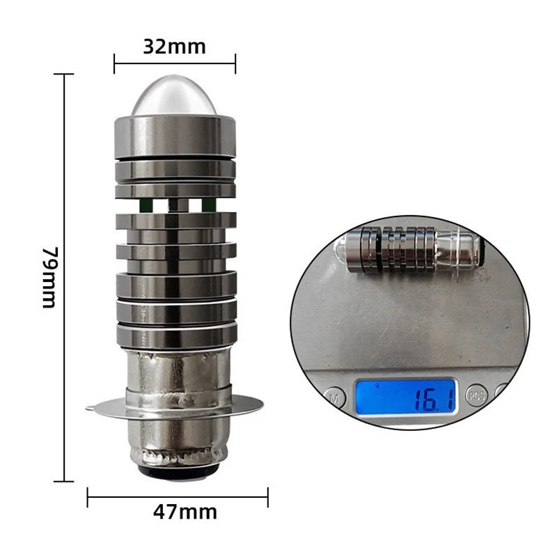 Универсальные двухцветные лампы для передних фар мотоциклов P15D H6 PX15D