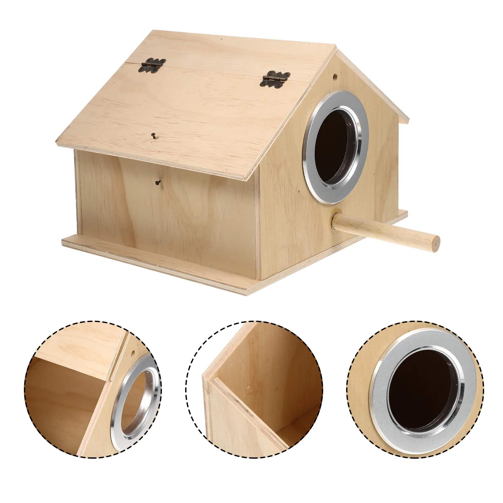 

Parakeet Nesting Box Breeding Nesting Box Bird Cage Bird Box Parakeet Nesting Box for Birds Outdoor Home