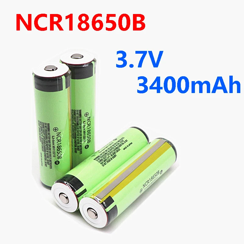 

100% оригинальный 18650 3,7 в PCB Аккумулятор для NCR18650B 3400 мАч литий-ионная аккумуляторная батарея большой емкости PCB защищенная + бесплатная доставка