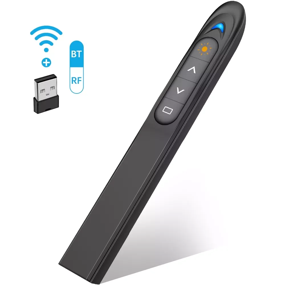 

Wireless Presenter For Powerpoint Presentation Red Light Pointer For PPT Presentation Clicker Remote Control For PC