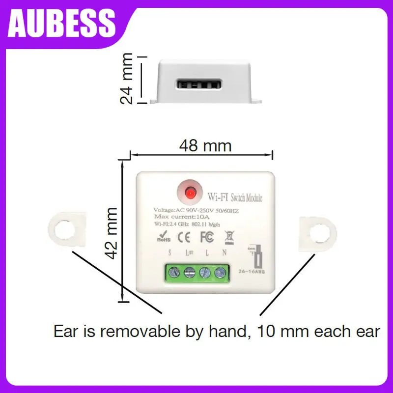 

Automation Light Socket Diy 50/60hz Wifi Switch Socket Module Universal Tuya Wireless Smart Switch Smart Home Remote Control New