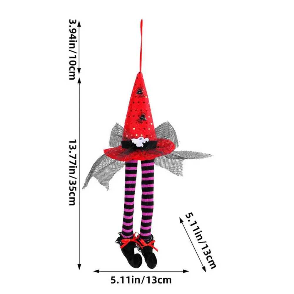 Страшный Хэллоуин длинноногая подвеска ведьмы полосатая изысканная ведьма