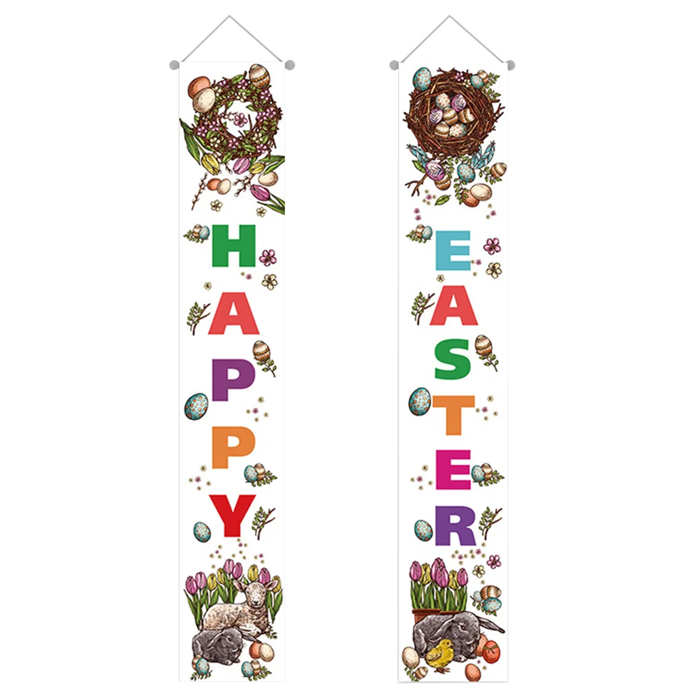 

1 Pair Welcome Sign Poster Door Hanger Party Supplies Banner Decor