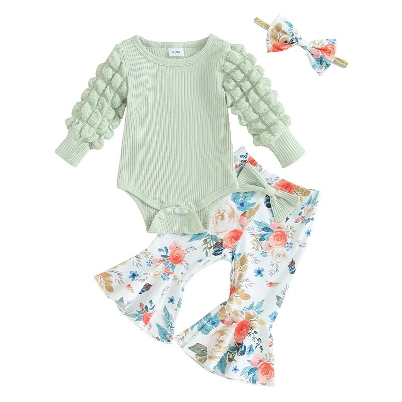 

3 шт./комплект, детский трикотажный комбинезон с длинным рукавом