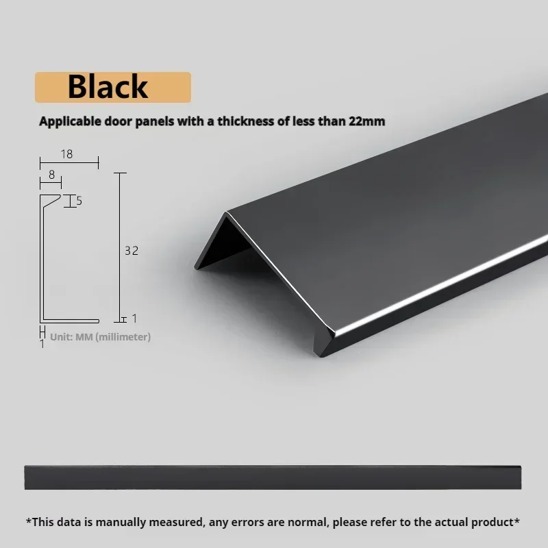 

Алюминиевые невидимые ручки для шкафов