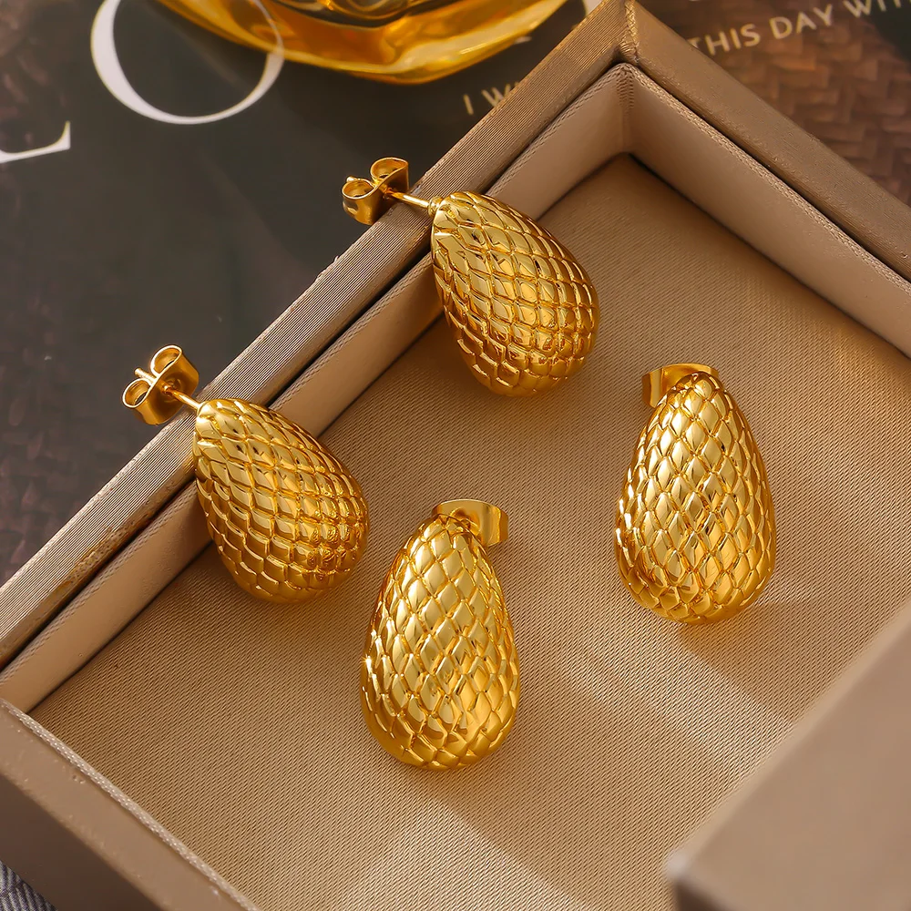 Liora креативные медные висячие серьги в форме семян для женщин золотые массивные с