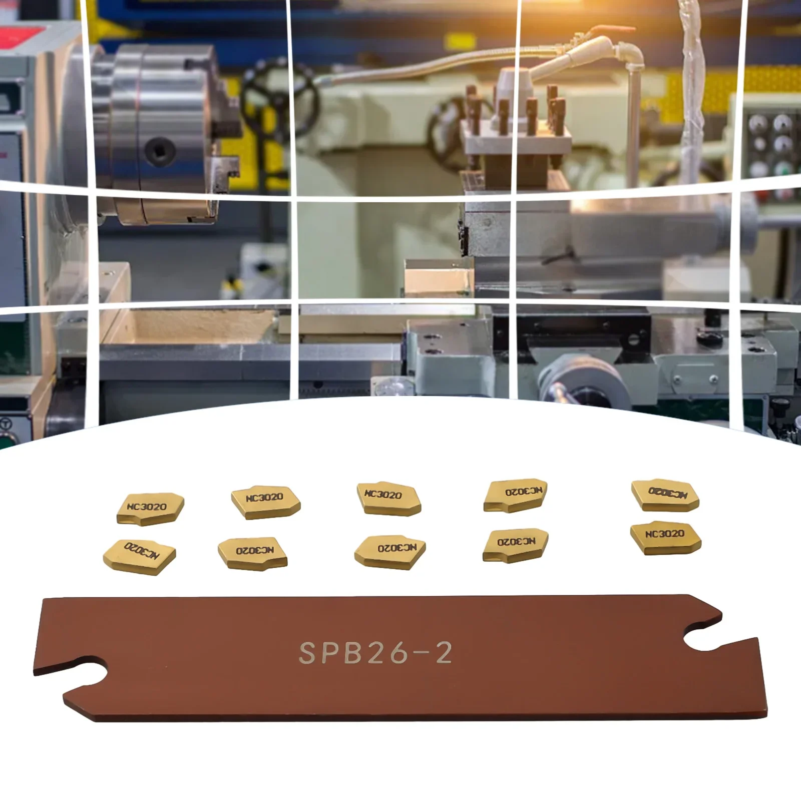 Усиленные твердосплавные вставки SP200 GTN2 с лезвием SPB262 инструмент для прорезания