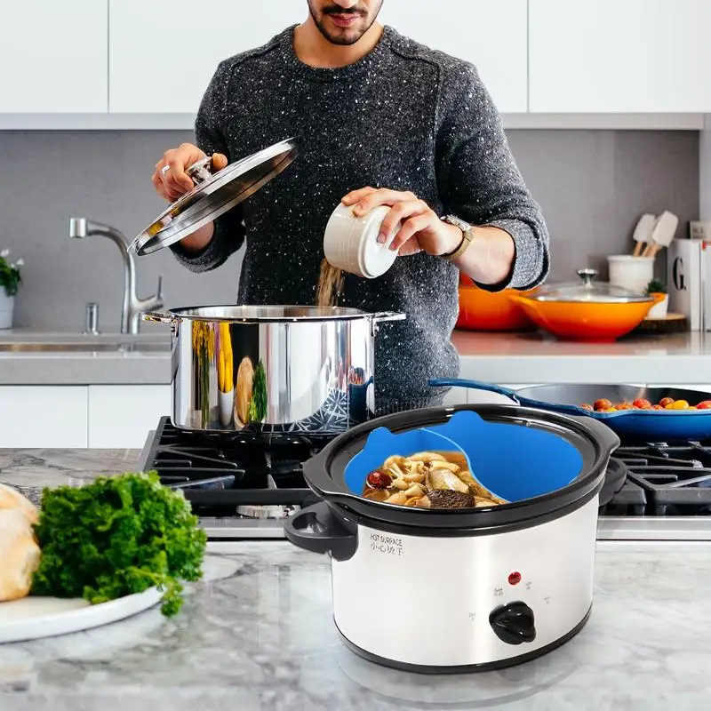 Разделитель для медленной плиты многоразовый вкладыш кастрюль вставка