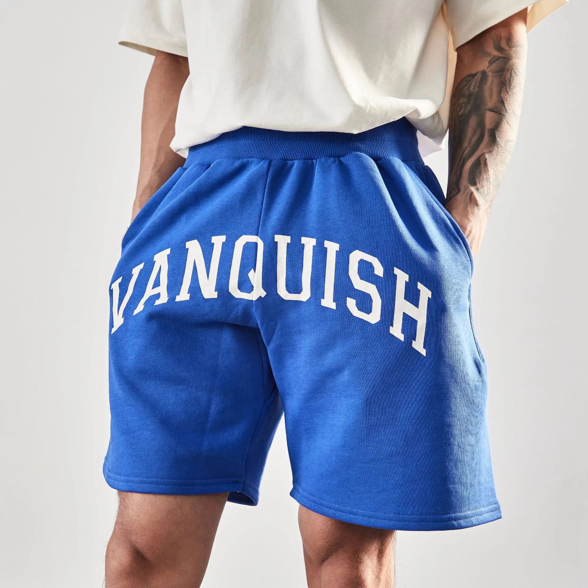 

2022 summer new men's printed sports shorts outdoor training running rugby bodybuilding loose shorts