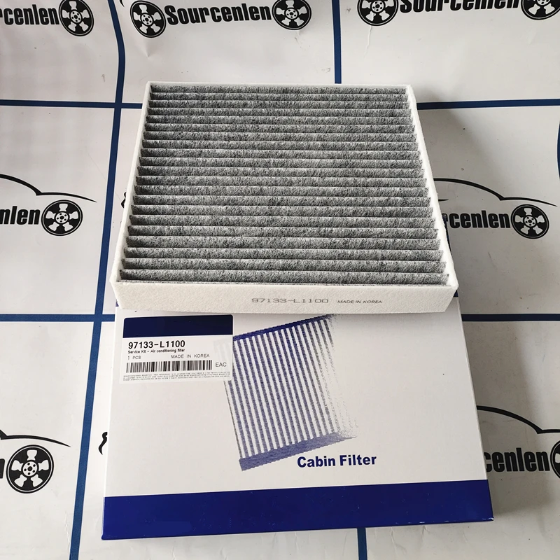 Угольный воздушный фильтр кондиционера 97133-L1100 97133-L1000 97133L1100 97133L1000 для Hyundai 2020 Sonata