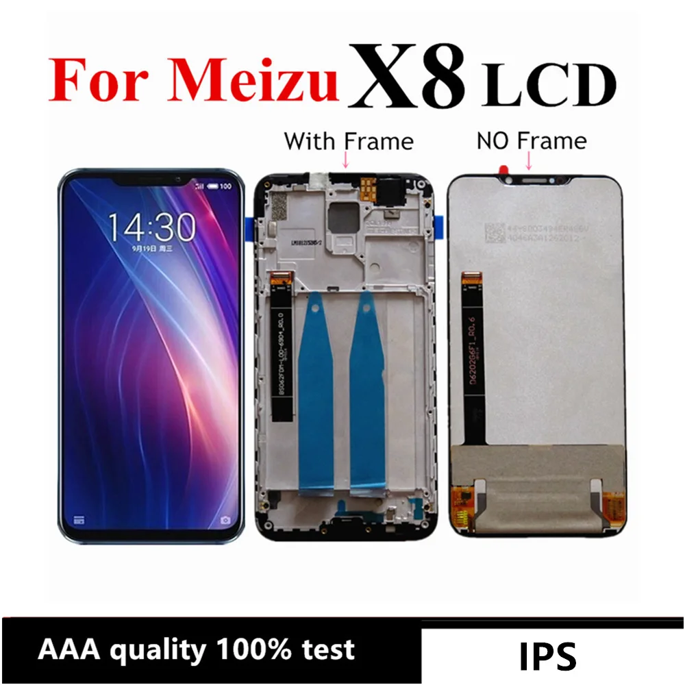 

6.2" LCD Screen For Meizu X8 M852H LCD Screen Display+Touch Screen Panel Digitizer Assembly For Meizu X 8 X8 LCD Screen