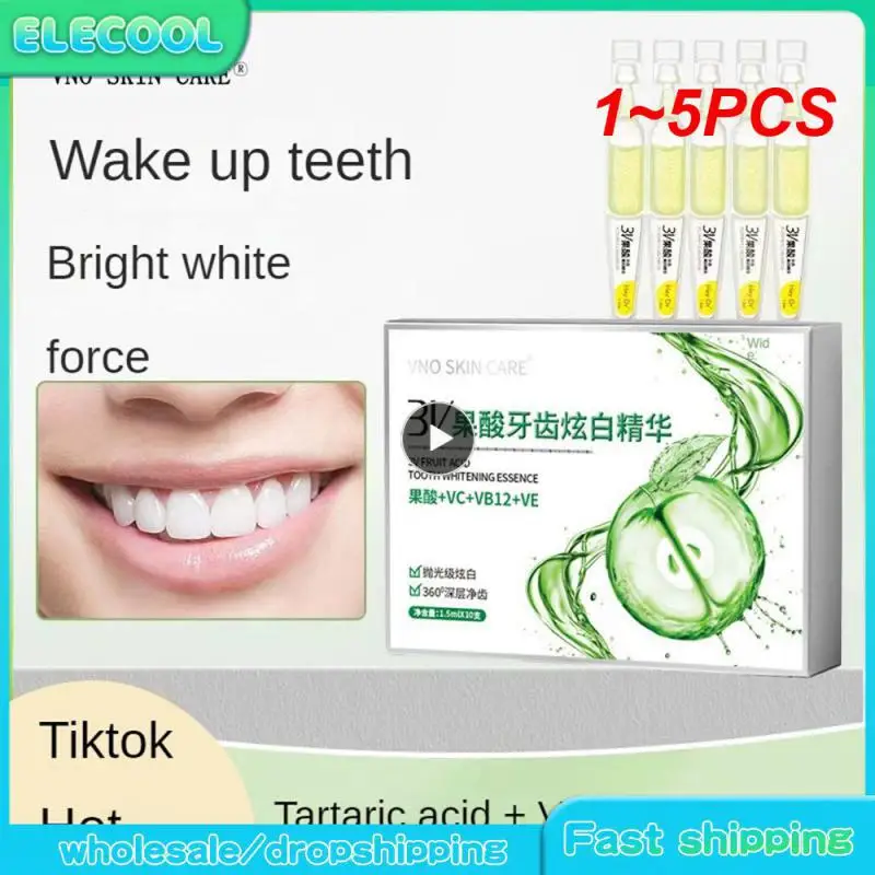 

1~5PCS TLOPA Ampoule Toothpaste Tooth Serum Ampoule Essences Toothpaste Fruit Acid Teeth Whitening Essences Tooth Care