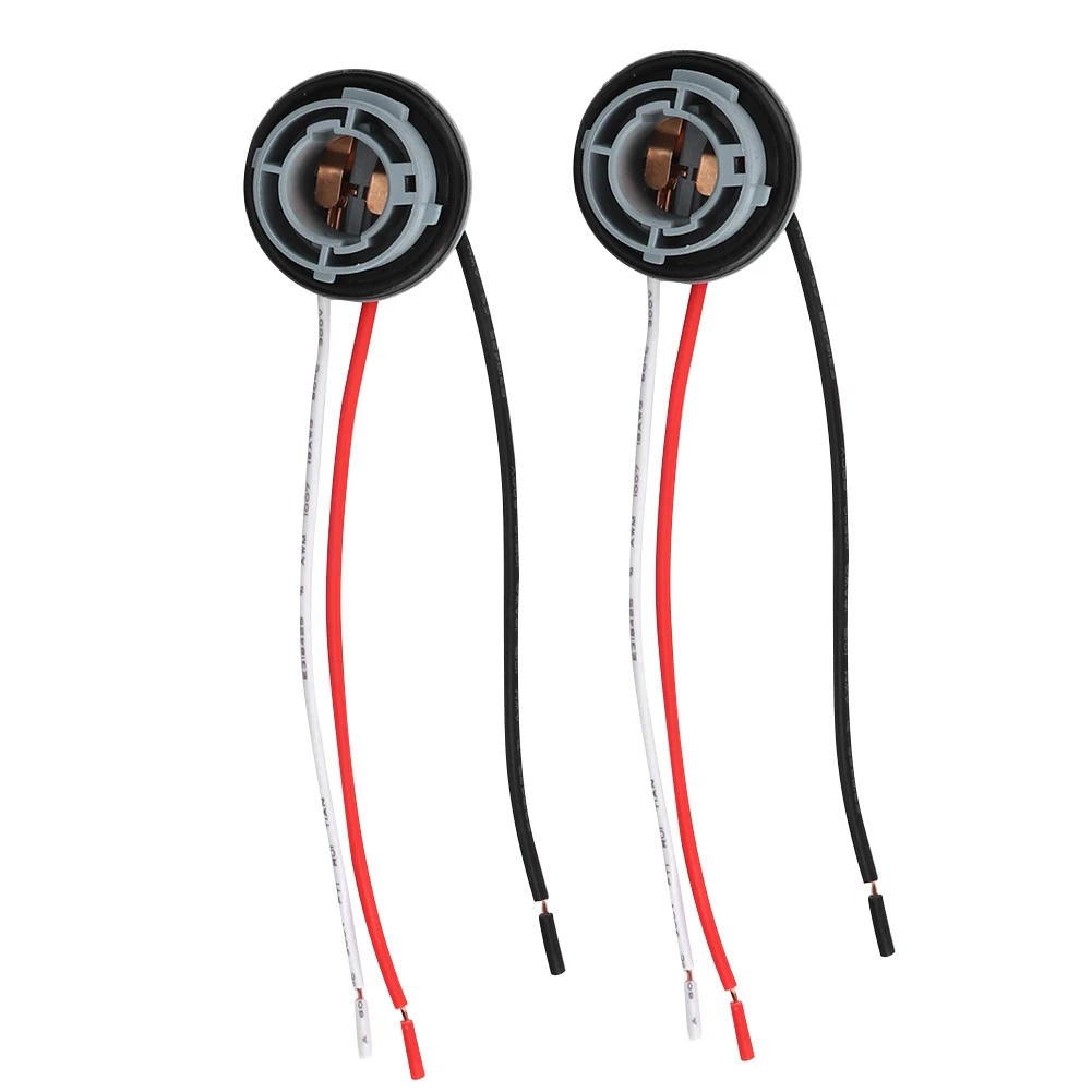 

2pcs 1157 Socket LED Turn Signal Brake Light Bulbs Holder Adapter Base Connector Wiring Cable Socket Socket Socket