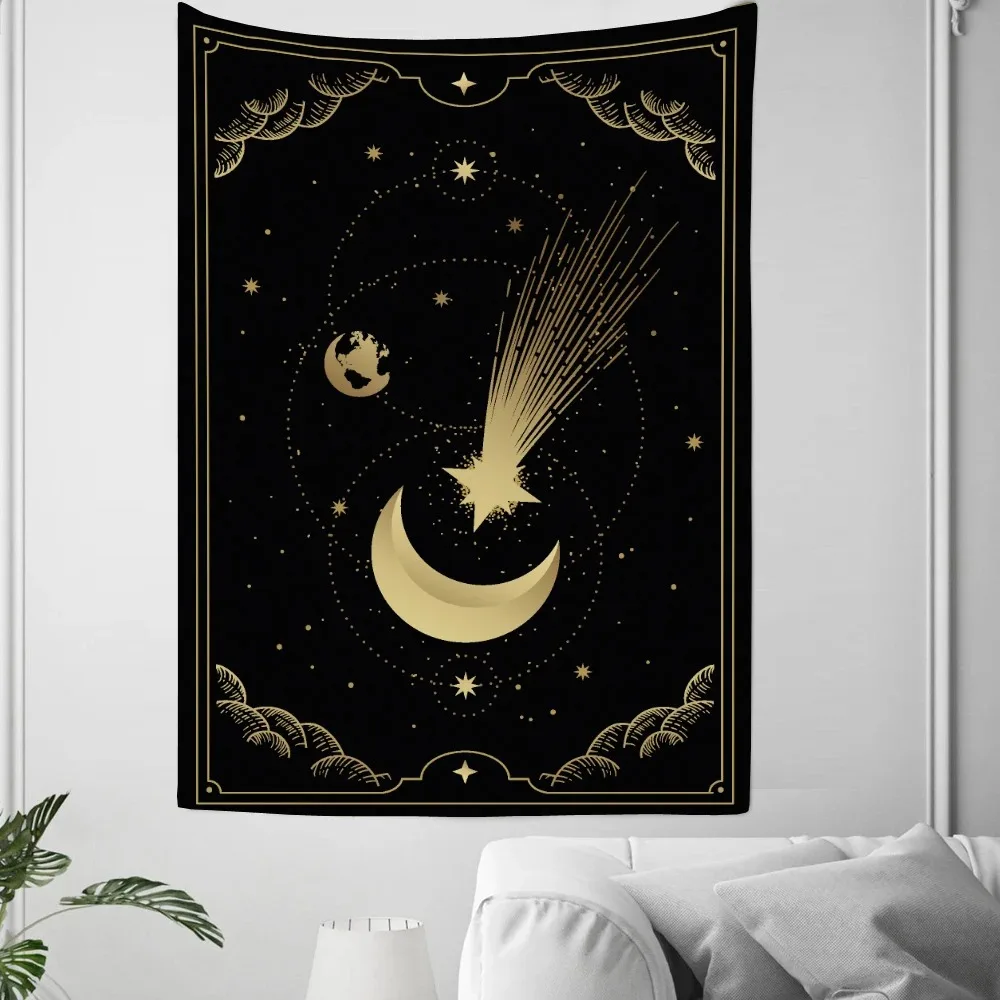 Черное Солнце и искусство гобелен для офиса гостиной украшение стен дома