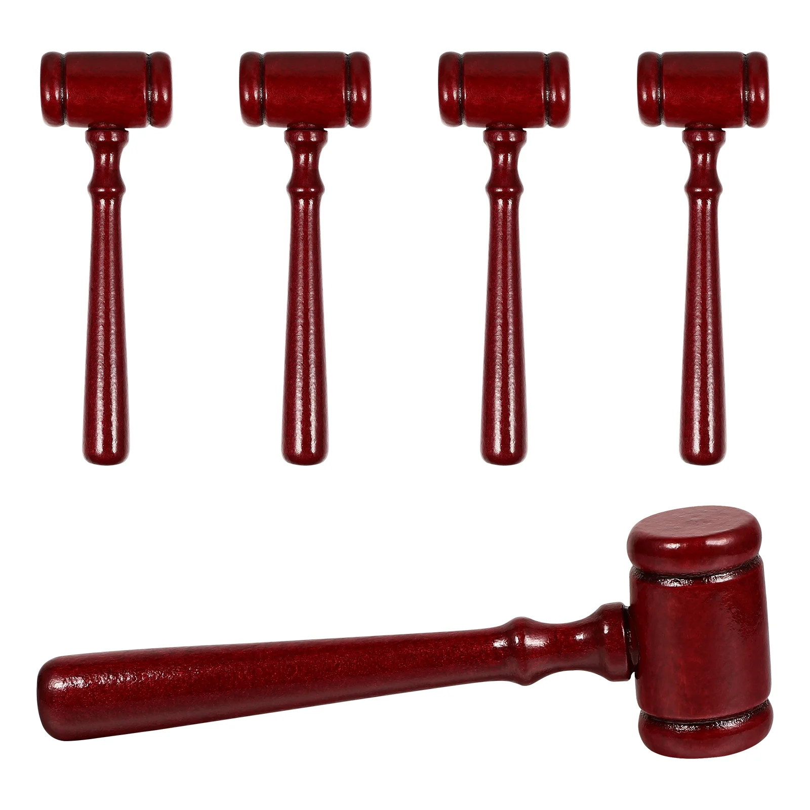 

5 Pieces Wooden Judge Gavels Kids Small Auction Hammers Gavel Prop Toddles Gavel Prop Law School Graduation Gifts, Office