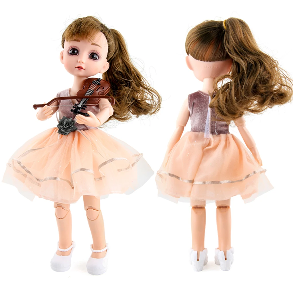 

Little Girls Doll Toy Delicate Interesting Dolls Playthings Simple Creative Kids Toys Moveable Joints Children Plaything