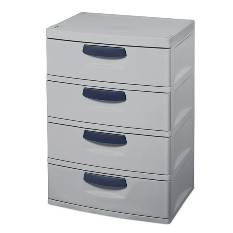 

Sterilite 4 Drawer Unit Plastic Office Bedroom Organizers Storage Drawer