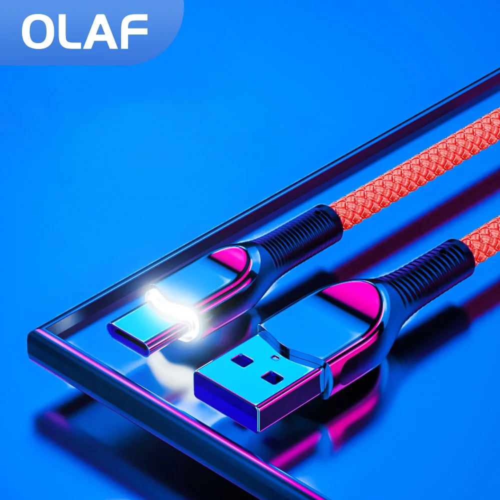 

Кабель OLAF usb c, 5 А, кабель USB Type-C, провод для быстрой зарядки, зарядное устройство Type-C, Micro USB, lightning-кабели для iphone, Samsung, Xiaomi