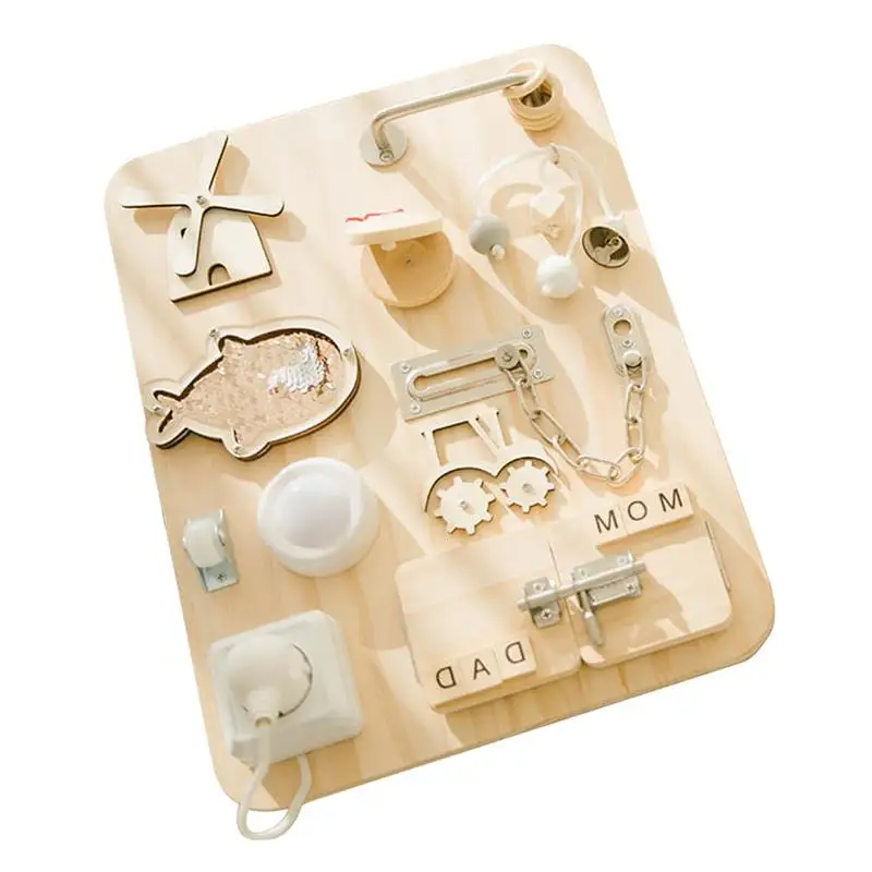 

Children B Usy Board DIY Toys Baby Montessori Sensory Activity Board Accessories Fine Motor Skill Latch Lock Cognition Toy Games