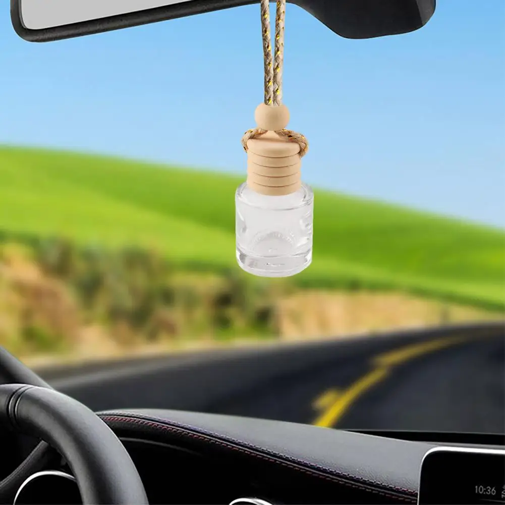 

Пустой парфюмерный распылитель, 5 мл, заполняемый яркий освежитель воздуха для автомобиля, подвесной стеклянный освежитель воздуха