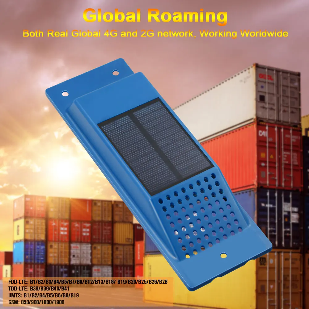 Автомобильный локатор VJOY на солнечной батарее 12000 мАч GPS-трекер с защитой от кражи