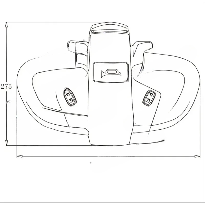 Ручка управления транспортным средством 24 В вилочный погрузчик Temo 200 румпель