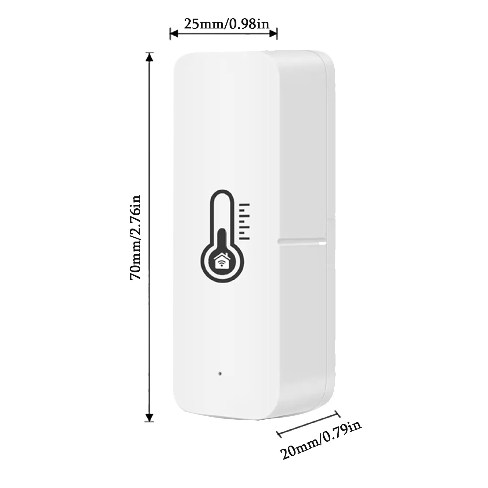 

Tuya Zigbee / WiFi Smart Temperature Humidity Sensor Indoor Hygrometer APP Remote Monitor Var Smart Life Works With Alexa Google