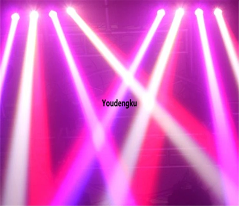 6 шт. светодиодный сканирующий луч с подвижной головкой мытье 4x32 Вт 4 в 1 DMX RGBW