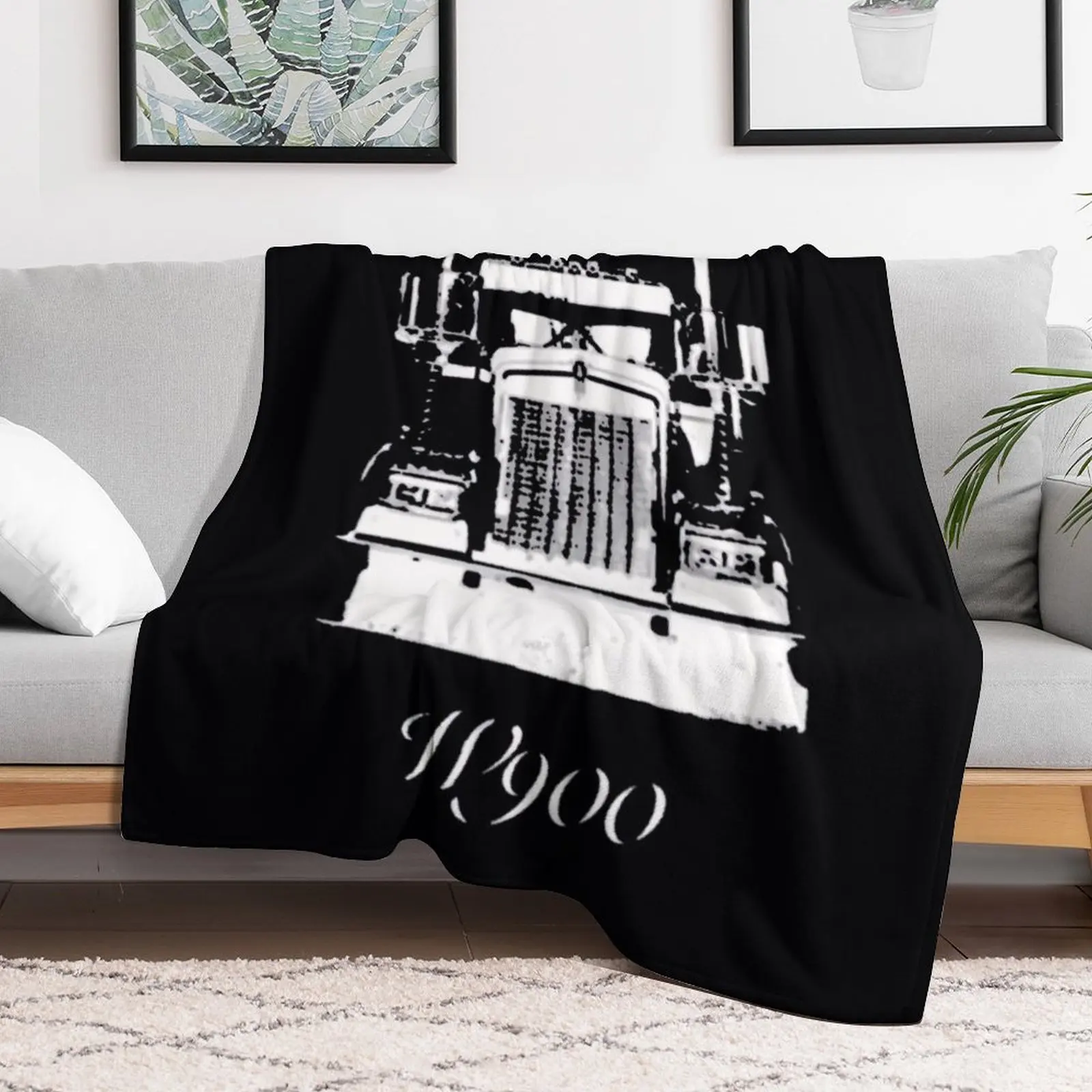 Kenworth W900 Гриль с видом изношенного цвета одеяло для детского одеяла роскошные