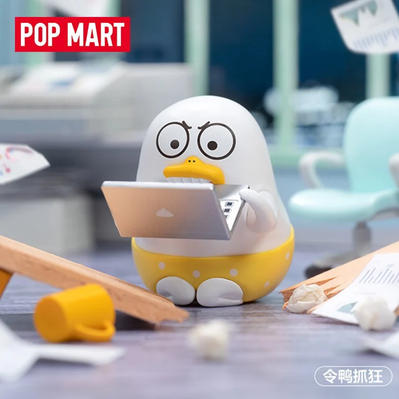 

POP MART Duckyo Friends Wage Earner Series Blind Box Toy Kawaii Doll Action Figure Birthday Gift Kid Surprise Model Mystery Box