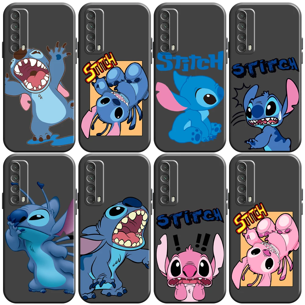 

Disney Cartoon Stitch Phone Case For Huawei Honor 10 V10 10i 20 V20 20i 10 20 Lite 30S 30 Lite Pro Silicone Cover Back Carcasa