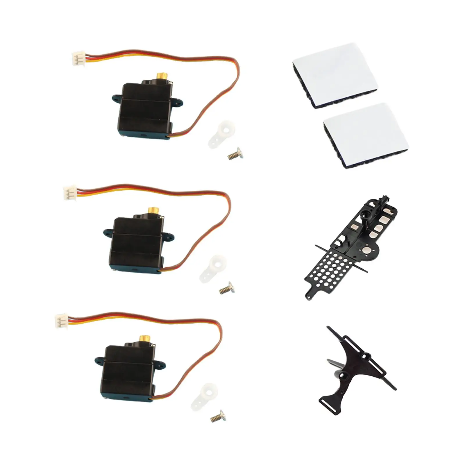 

RC Mini Servos RC Motor Frame Airplane Servo Holder Mount for K110S Aircraft RC Helicopter DIY Part