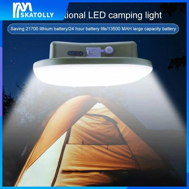 

Фонарик для палатки, портативная Светодиодная лампа с быстрой зарядкой для кемпинга, яркая Рабочая лампа для барбекю, походов, аварийная лампа, перезаряжаемая