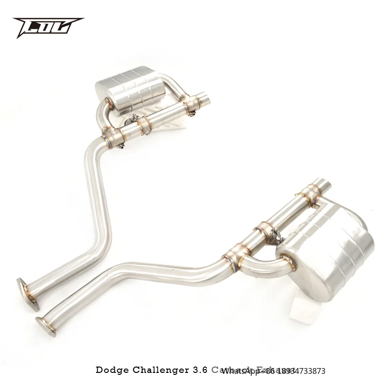 Выхлоп Boska Catback для Dodge Challenger 3.6L 2015-2022 управление выпускным клапаном выхлопная