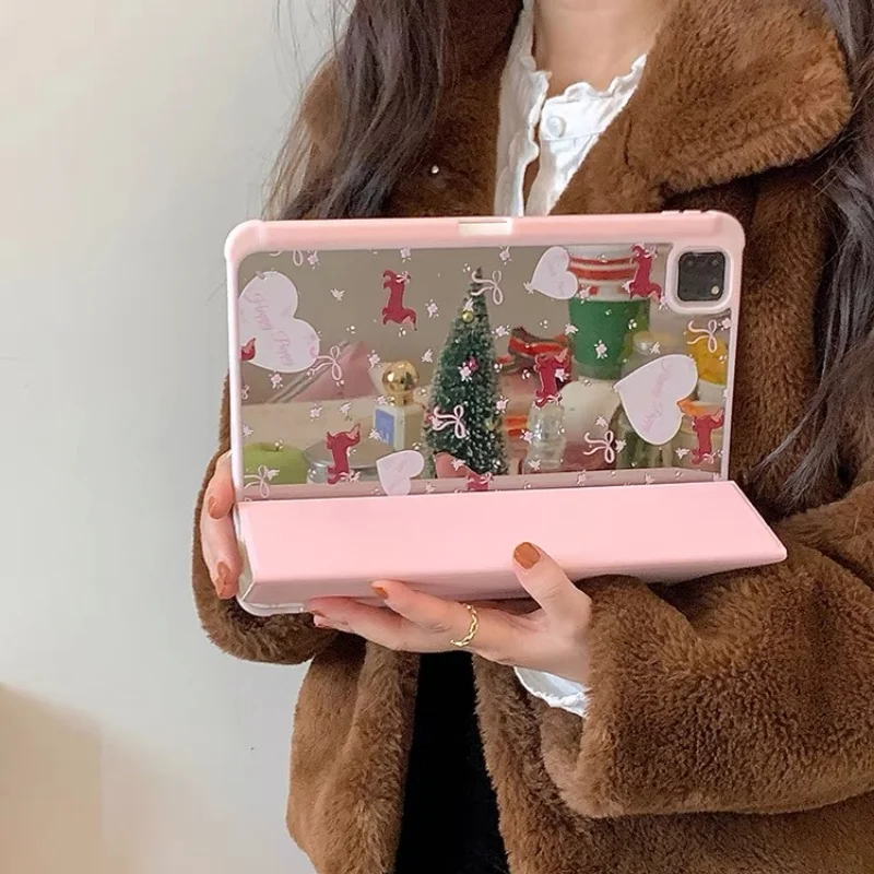 Воздушный вентилятор IPad с зеркалом защитный чехол Магнитная подставка 10 дюймов 2