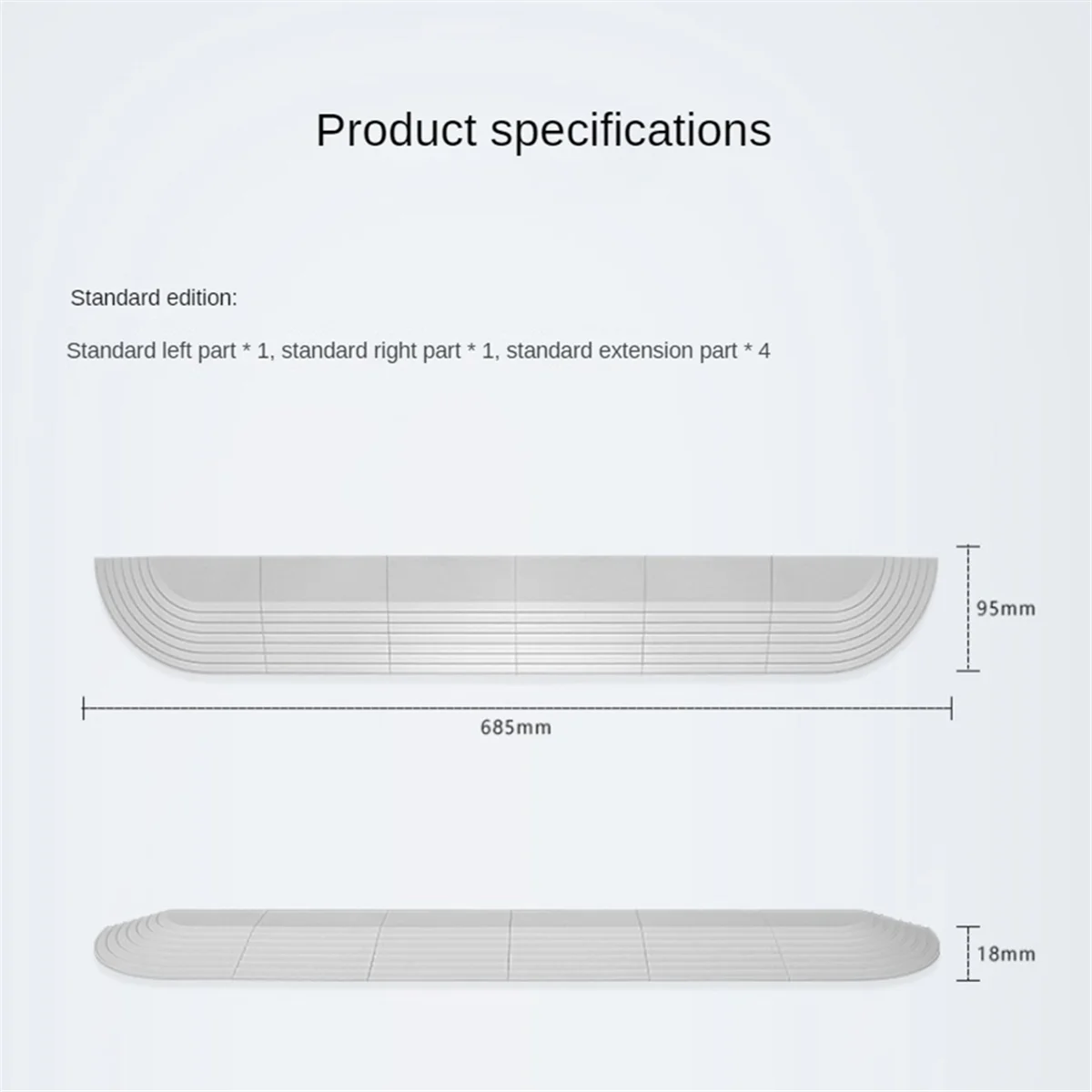 Накладка на порог для всех роботов-пылесосов запасные части аксессуары рампа