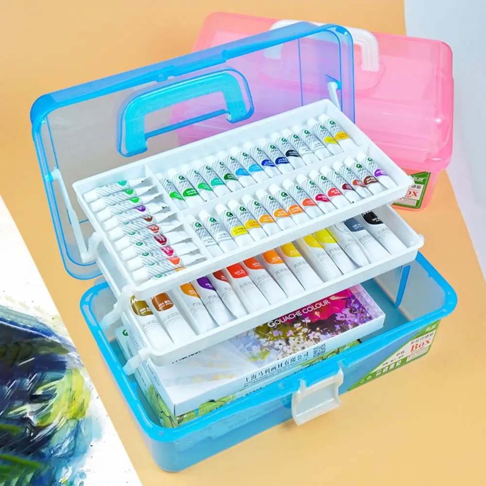 

Nail Box Sturdy 4 Colors Wide Application High Stability Storage Box Storage Holder for Home
