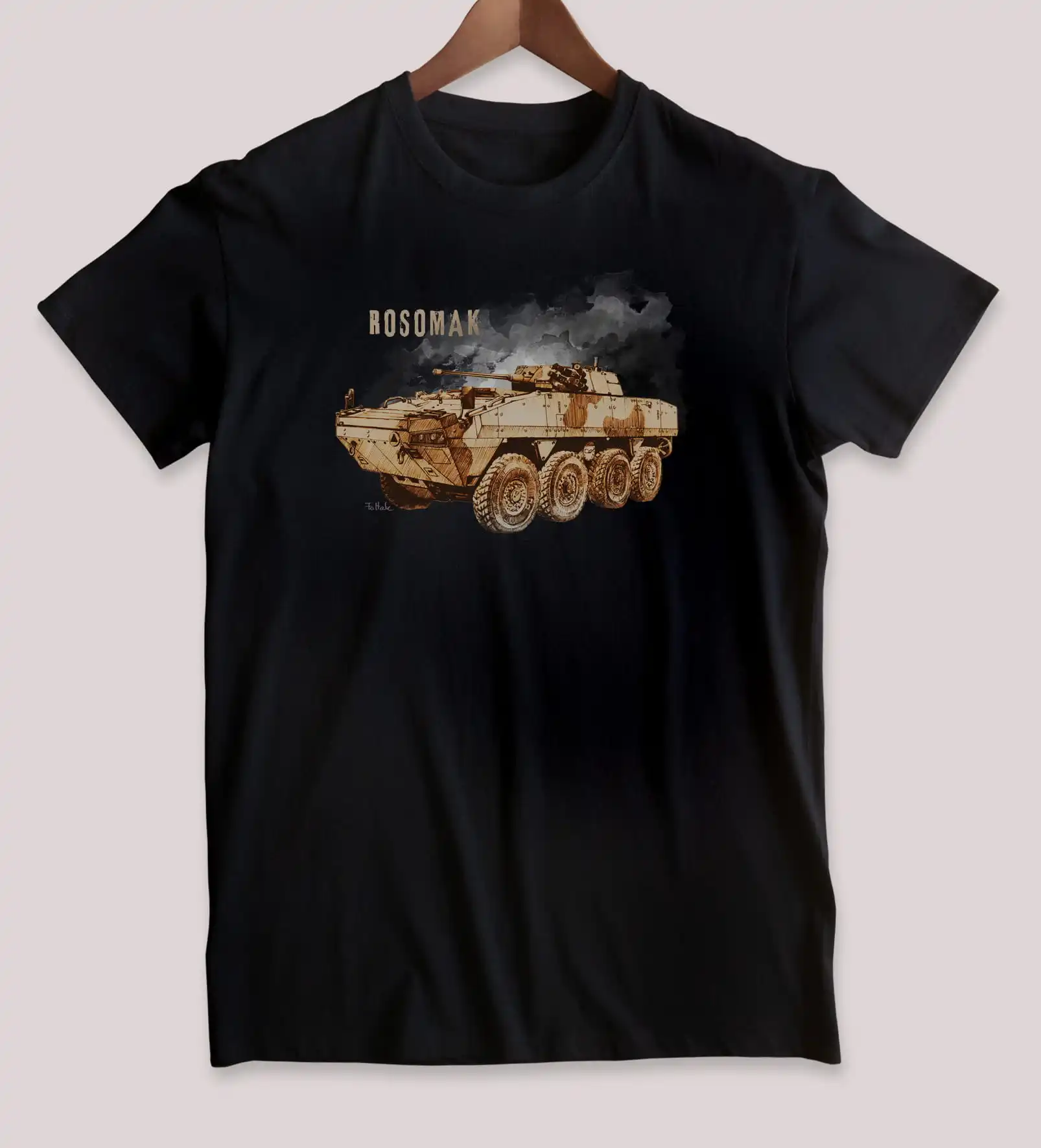 

Polish Army Rosomak Infantry Fighting Vehicle T-Shirt. Summer Cotton Short Sleeve O-Neck Mens T Shirt New S-3XL