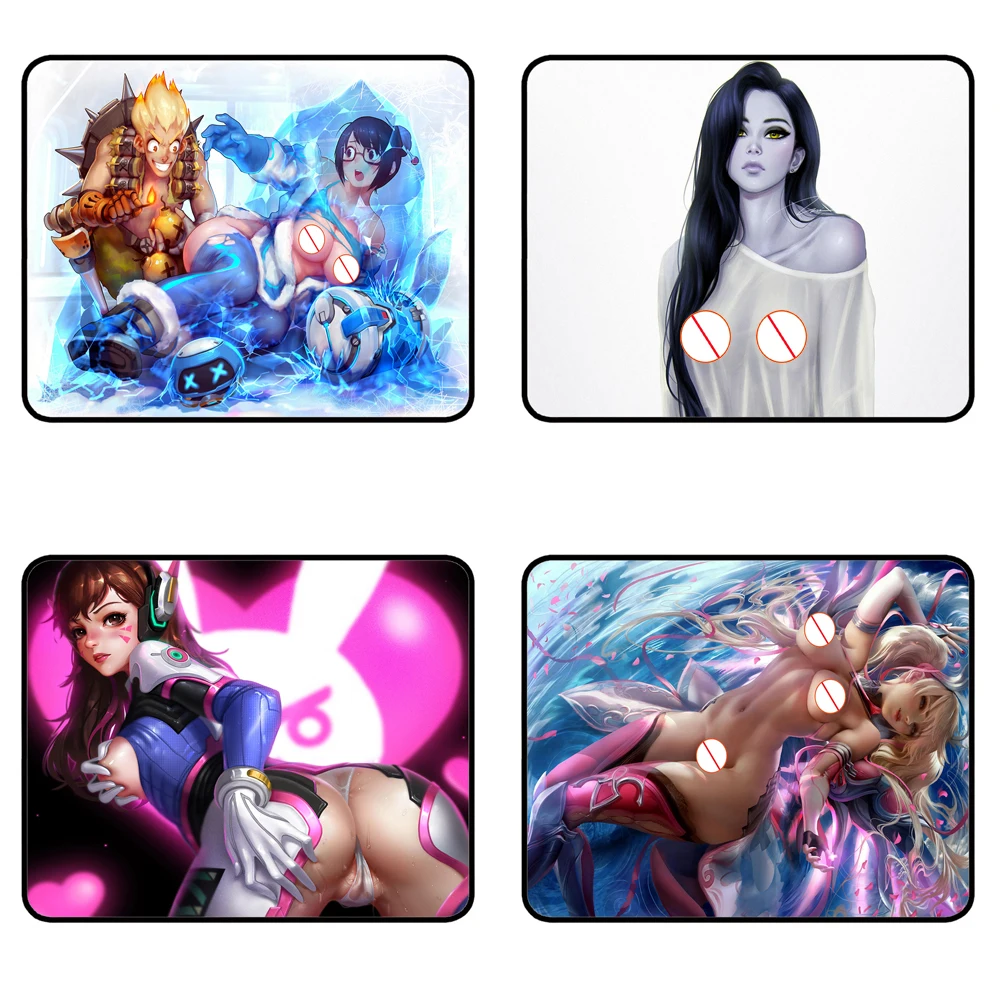 D.Va маленькие сексуальные коврики для мыши компьютерные милые девушки большие