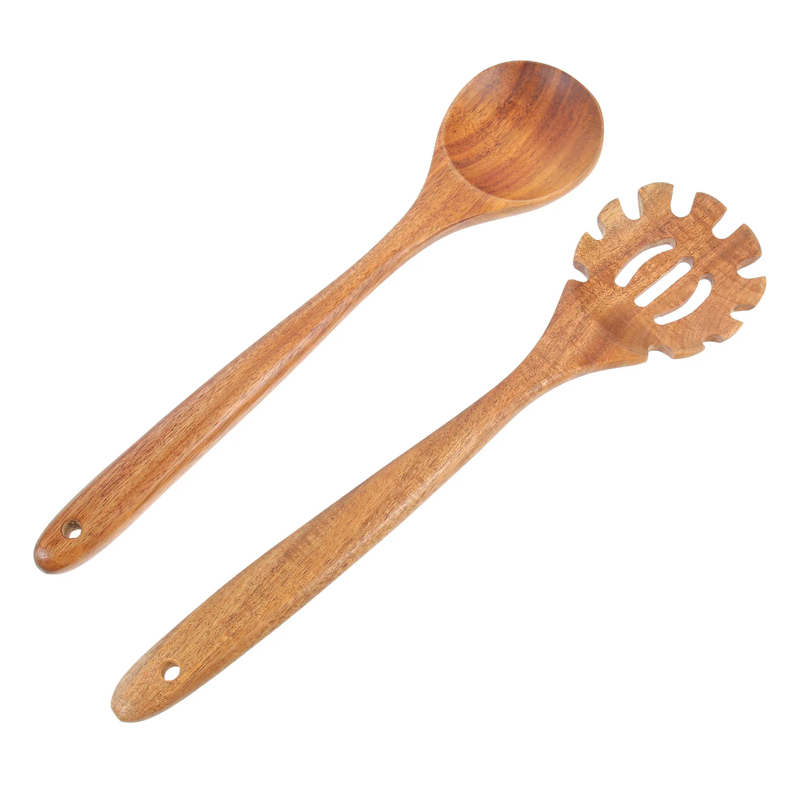 

Spoon Wooden Ladle Kitchen Spaghetti Soup Cooking Pasta Spoons Serving Slotted Noodle Serverscooper Mixing Rice Scoop Utensils