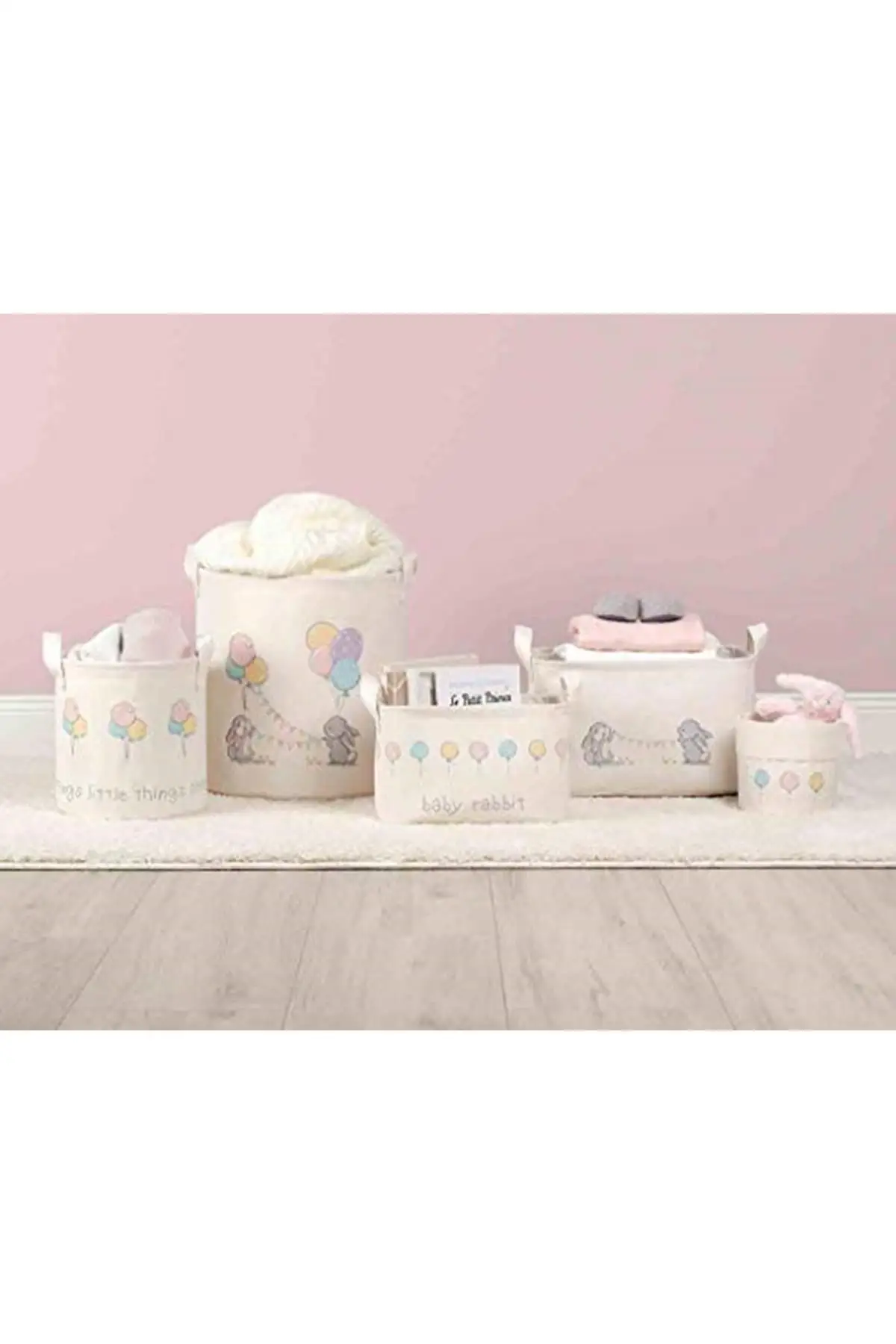 

Бренд: Ocean Home Och.Bsk.Set.09 5 'li милый кролик для детской комнаты, набор корзин, Цвет Категория: ребенок