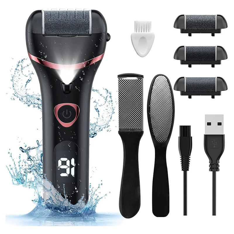 

Electric Foot File USB Rechargeable Waterproof Hard Skin Remover Foot,Foot Files for Hard Skin and Dead Skin