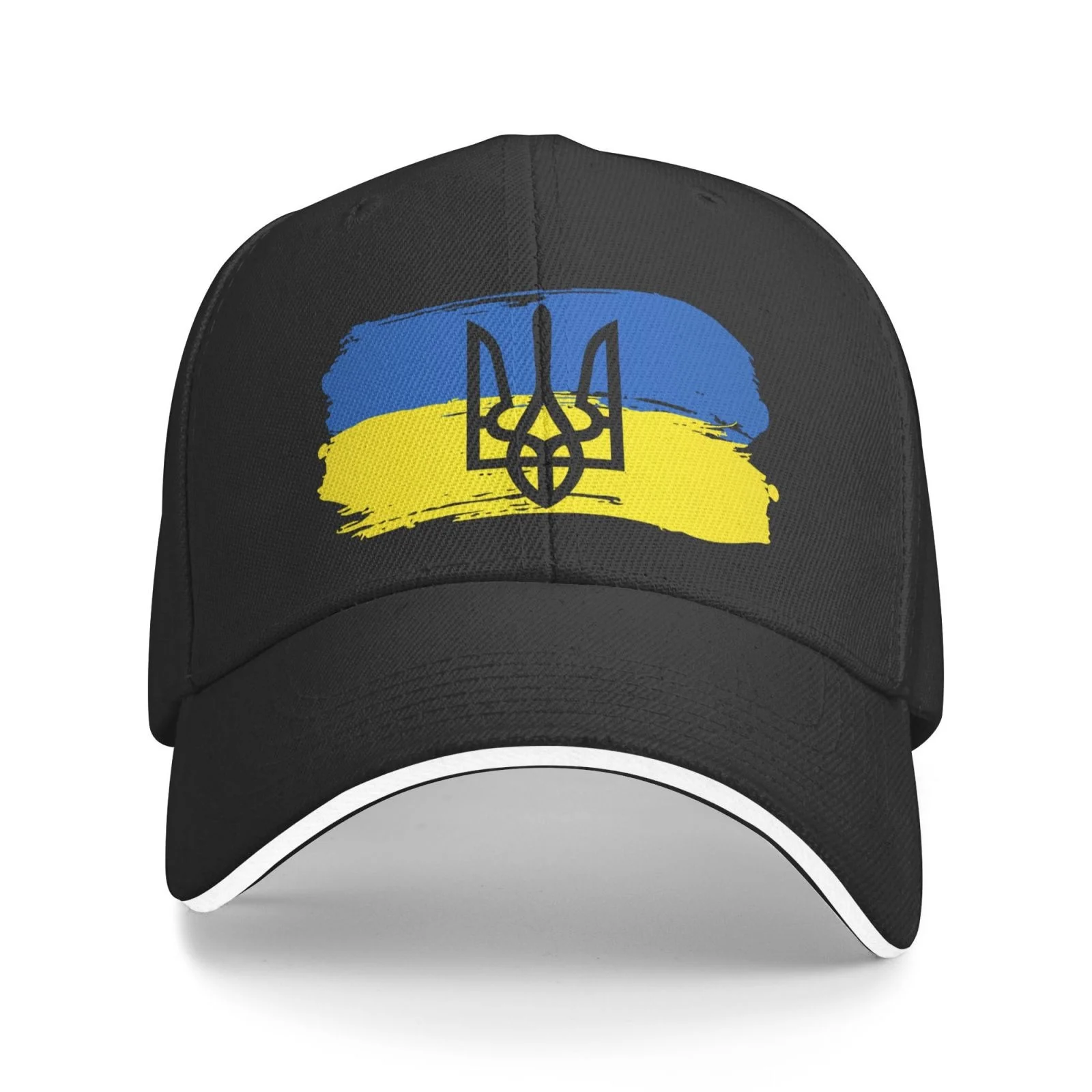 

Ukraine Flag Unisex Hats Fashion Adjustable Baseball Cap for Men Women
