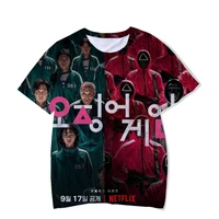 2022new korean squid game mens 3d printing cosplay costume 456 218 067 001 mens shirt jacket womens street t shirt sweater