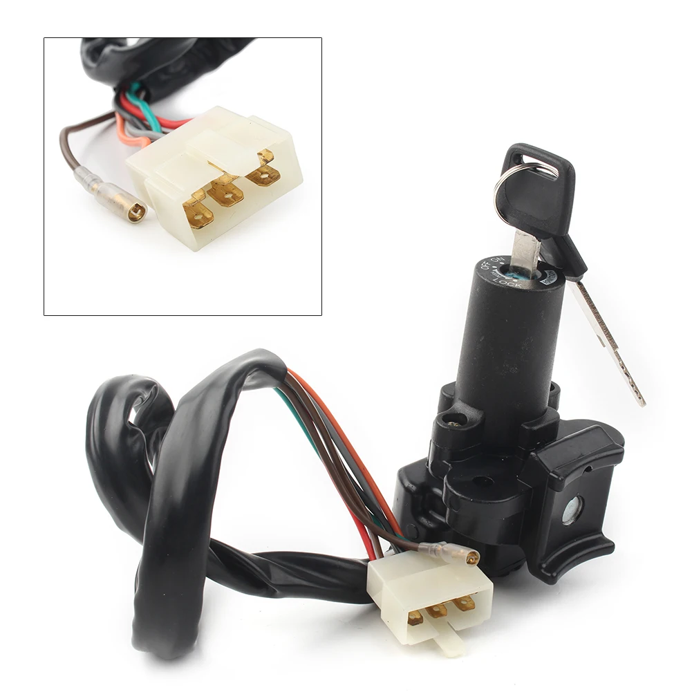 Комплект переключателя зажигания мотоцикла в сборе с 2 ключами для KAWASAKI ZZR400 ZZR600