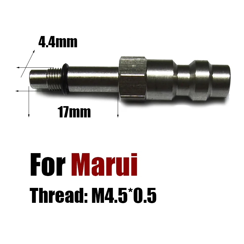 

Новый переходник для клапана с мягкими кранами Air HPA, быстроразъемная муфта для быстрого отключения Marui KJW/WE KSC/KWA (США)