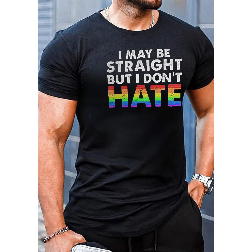 

Badassdude Hate Printing Men's Casual Fashion T-shirt