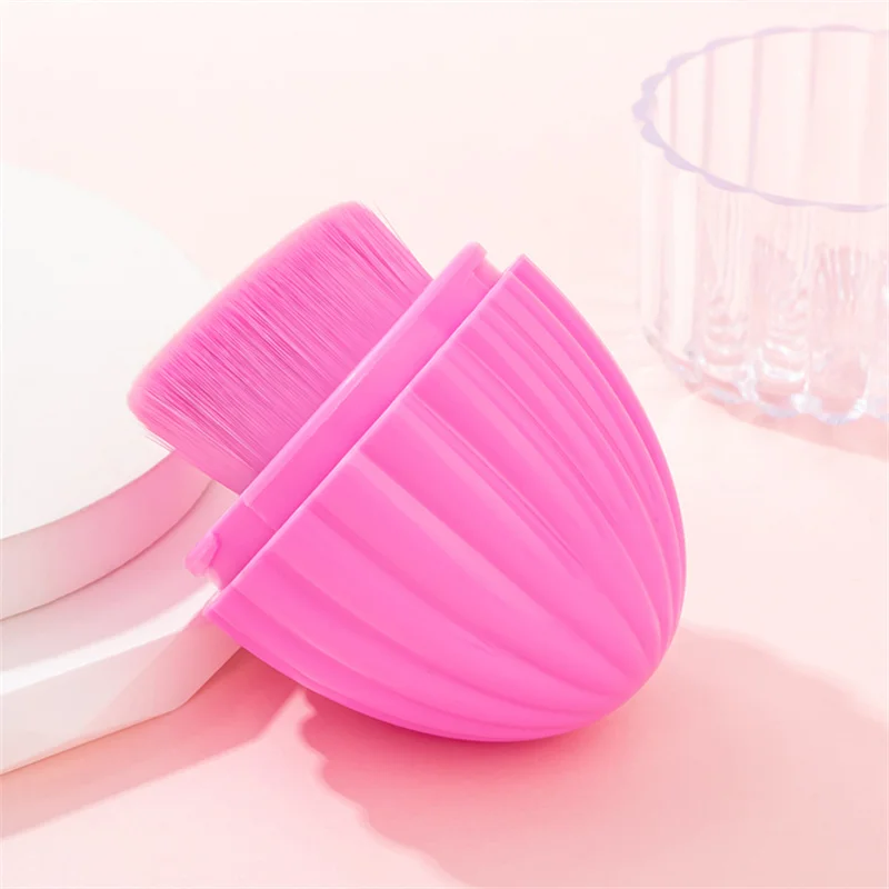 

Розовые кисти для макияжа, кисть для тональной основы высокой плотности, мягкая и не оставляющая следов профессиональная кисть BB крема, рум...