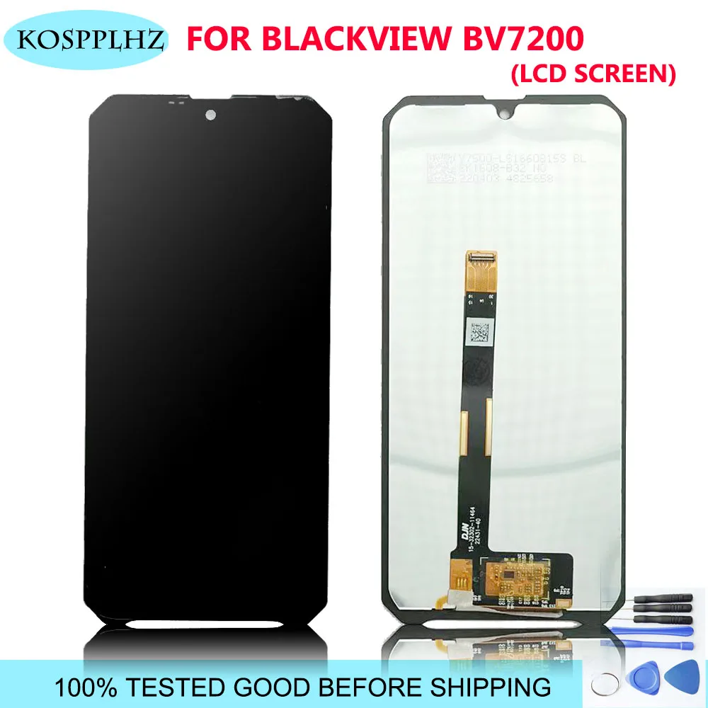 

Original Test New 6.1 inches For BLACKVIEW BV7200 Lcd Dispaly With Touch Screen Assembly Replacement +tools